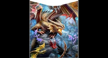 Fleece deken - Dragon Clan - Anne Stokes
