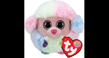 Ty - Knuffel - Teeny Puffies - Rainbow Poodle - 10cm