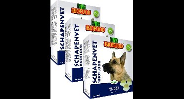 Bf Schapenvet Maxi 40 stuks - Hondensnacks - 3 x Knoflook&Schapenvet