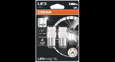 Osram LED P21/5W BAY15d 12V - Wit - Set