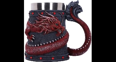 Nemesis Now - Dragon Coil Red Bierpul - Multicolours