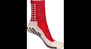 Scoby - Sportsokken met Grip - Gripsokken - Anti-slip Sokken - Ondersteunend - Sportsokken - Support Socks - Maat 39/45 - Rood/Geel