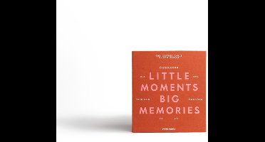 Printworks Fotoalbum - Little Moments Big Memories - Oranje