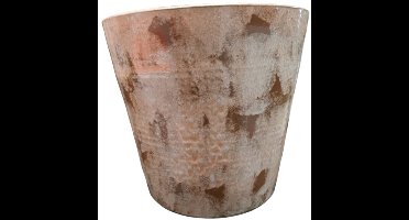 Mica Decorations Bloempot Bas zalm kleur H44 x D44cm