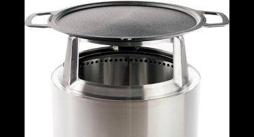 Solo Stove adapter + plancha voor Bonfire D47,6cm RVS