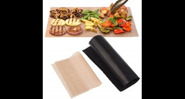 Pingyang Rongrong Handicraft Factory - Teflon Grill Mat - Grote en Kleine Maten - Niet-klevend - Geschikt voor Oven en Grill