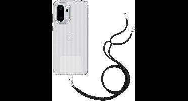 Just in Case hoesje met koord geschikt voor OnePlus 15R Hoesje met Koord - Flexibele Case - Transparant