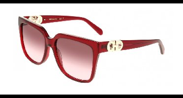 Ferragamo SF2109S Transparent wine 58/16/145 WOMAN Zonnebrillen