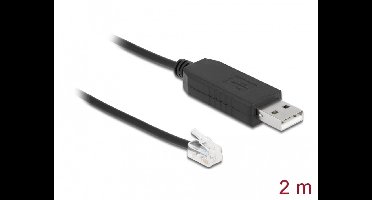 Delock Adapter cable USB Type-A to Serial RS-232 RJ9/RJ10 with ESD protection Celestron NexStar 2 m