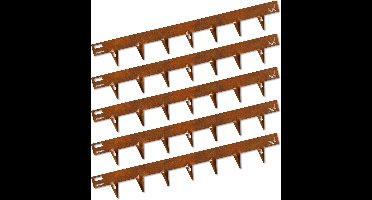 Core Edge - Cortenstaal borderrand - 5 x 1m