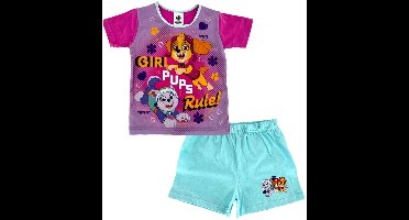 Paw Patrol pyjama - Maat 86/92 - Meisjes Shortama - korte broek en t-shirt