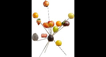 Home & Marker - Luxe Fruitschaal van Metaal - Moderne Fruitmand Design - Zwevende Constructie - Kunstwerk - Zwevend & Uniek - EXPLOFRUIT