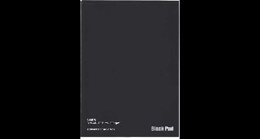 Tekenblok - Black Pad - Zwart Tekenpapier - Hoogwaardige A4 Vellen - Voor Schilderen, Tekenen, en Creatieve Hobby Projecten - Geschikt Voor Acrylverf en Markers - 300 Gram - Talens AMI - Set van 10