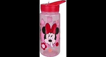 Undercover drinkfles Minnie Mouse 500ml - BPA vrij rietjesbeker roze.