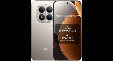 Xiaomi REDMI Note 15 Pro 5G - 8 GB RAM - 256 GB - Titanium - Enorme 6580mAh batterij - Nieuwe 200MP camera met ultieme scherpte - Corning® Gorilla® Glass Victus® 2