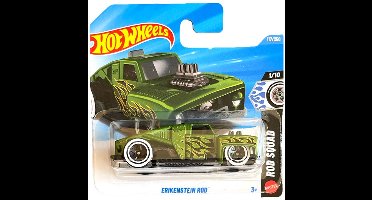 HOT WHEELS ERIKSTEIN ROD GREEN METALIC FLAME 117/250 HW ROD SQUAD 1/10 SHORT CARD 2026