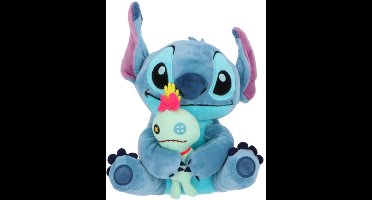 Stitch met scrump Disney Pluche Knuffel Spaarpot 25 cm - Speelgoed Knuffels voor Kinderen Jongens Meisjes - Lilo & Stitch Piggy Bank