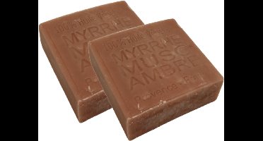 green-goose® Biologische Zeep - Mirre, Musc, Amber - 2 Stuks - 2 x 100 gr