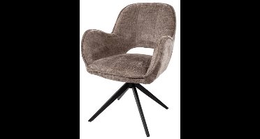 Eetkamerstoel Alicia - draaipoot 360ARS - Cremona - Fur 24 - Unique Collection - eetkamerstoelen set van 2