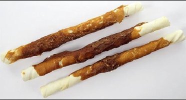 Hondensnacks eend-Eend met runderhuidsticks-17cm-4x3-Animal King