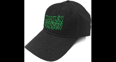 Marilyn Manson - Logo Baseball pet - Zwart