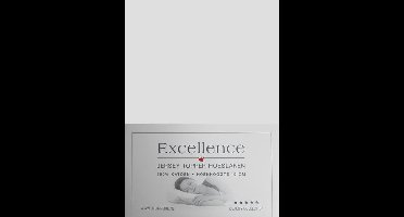 Excellence Jersey Topper Hoeslaken - Litsjumeaux XL - 200x200/210 cm - Light Grey