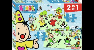Bumba - Puzzel - 2 in 1 puzzel - Voetbal - 12 en 20 stukken