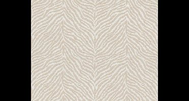 DIERENHUID "ZEBRA" BEHANG - Wit Beige - Dierenhuid behang - AS Creation Trendwall