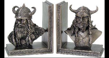 Maddeco - Unieke - Boekensteun - viking - boekensteunen - polystone