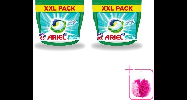 2 x Ariel – Pods 3in1 – Rosée du Matin – 1332 g – 65 wasbeurten - Bulkverpakking - Ariel 3in1 Pods Rosée du Matin - Douchemop - 3in1 waspods