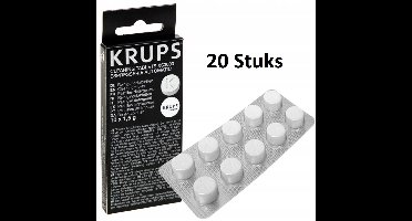 Krups XS3000 - Koffiemachinereiniger - 20 Stuks - Reiniginstabletten - Dolce Gusto & Nespresso - Onderhoud