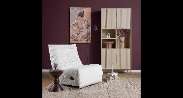 Starfurn Relaxfauteuil Zen - Naturel - Draaibaar - 97x78x90cm