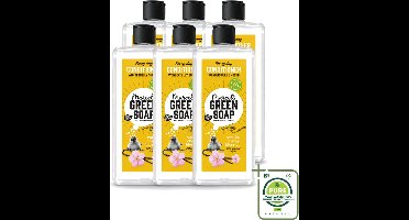 6 x Marcel’s Green Soap – Conditioner – Vanilla & Cherry Blossom – 300 ml - Grootverpakking - Vaatwasstrips - Haarverzorging - Natuurlijke Conditioner - Sheabutter - Vanille - Kersenbloesem