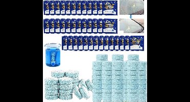 150 Stuks Ruitenwisser Tablets voor Auto-Glasreiniging