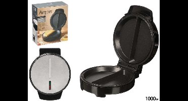 Omeletmaker - 1000W - zwart - anti aanbaklaag - omelet / tortilla / pizza / pannenkoek / wrap
