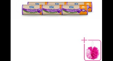 6 x Swirl – Pedaalemmerzakken – Trekband Geparfumeerd – 20 L – 12 zakken - Bulkverpakking - Pedaalemmer - Douchemop - Pedaalemmerzak