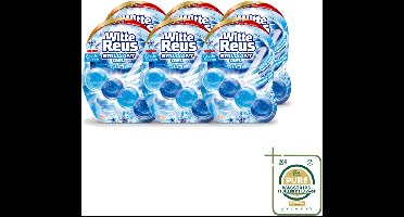 6 x Witte Reus - Brilliant Gel Toiletblok - Arctic Ocean - 1 Toiletblok - Wasstrips - Toiletblok - Reinigingsgel - Oceaangeur - Frisse Geur - Toilet Reinigen