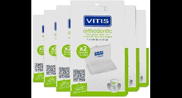 Vitis Wax Orthodontic - 6 x 2 stuks - Voordeelverpakking