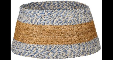 House of Seasons Kerstboomrok - H26 x Ø50 cm - Zeegras - Blauw