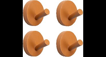 KidsDepot Houten Wandhaken Xion - Terra (set van 4)