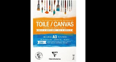 Clairefontaine Cosmos Canvas Blok – A3 – 200 g/m² – Papier met Canvasstructuur
