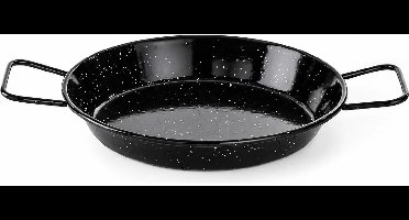 HENDI Geëmailleerde paëllapan Ø240 mm voor koken en uitserveren