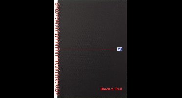 NOTBK OXF BLACK&RED SPIR A4 RT