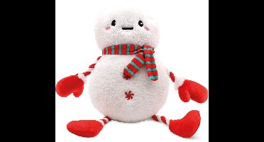 Croci Eco xmas sneeuwpop gerecycled pluche hondenspeeltje