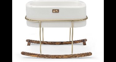 Skye Decor, Wieg, Hier Metal - White, Gold, Metaal, Wit & Goud, 46 x 72 x 70 cm