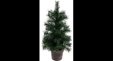 Fééric Lights and Christmas Windy Peak Kerstboom - Ø35xH70cm - Kerstdecoratie - Groen