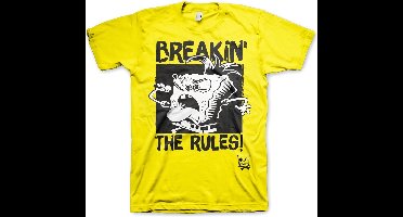 SpongeBob SquarePants Breakin' The Rules T-shirt geel