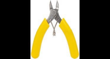 Model Craft Tangenset - PPL5703-M Micro Zijsnijder - Kniptang voor Modelbouw - Geel Gereedschap
