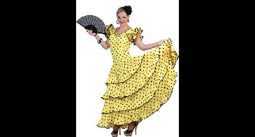 Flamenco Jurk Spaans Geel - Maat 32/34