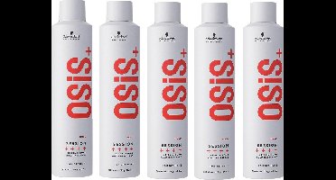 5x Schwarzkopf Osis Session Hairspray 500ml